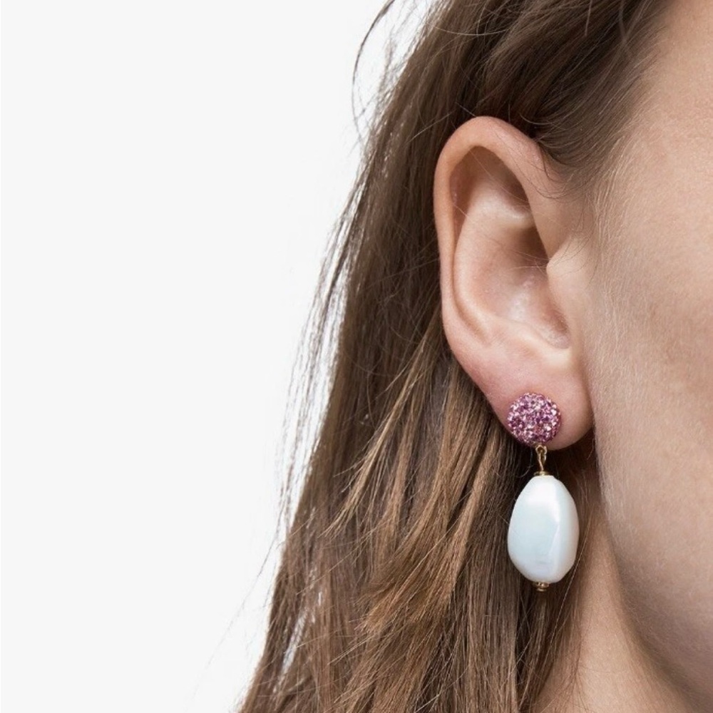 NWT Kate Spade Pearl Power Drop Earrings - Picture 7 of 7